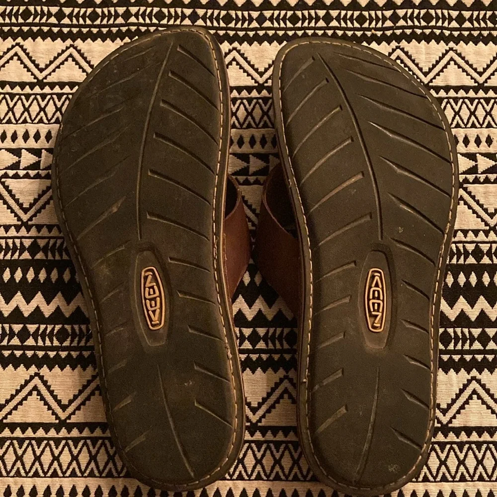 Keen Brown Leather Sandals - Picture 3 of 4